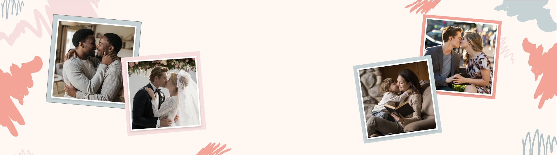 AI 키스 사진 몽타주